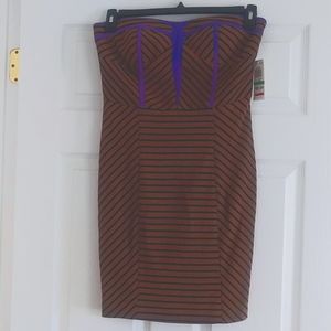 NWT barIII strapless dress size Large